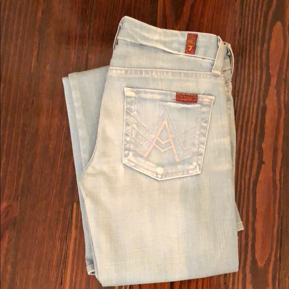 7 for all mankind jeans, size 25, like new.